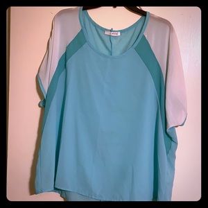 Mint & White 2xl Blouse